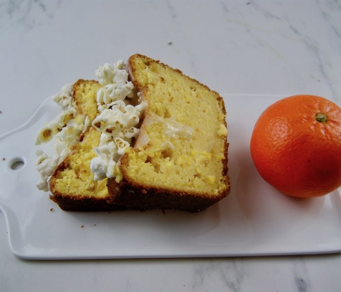 Cake au maïs et mandarines