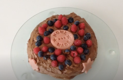 Gâteau aux framboises