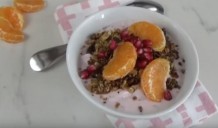 Granola de quinoa