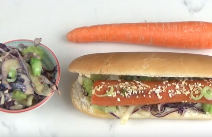 Hot-dogs aux carottes