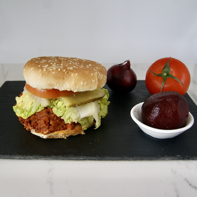 Burger de quinoa et de betterave Menu to Shop
