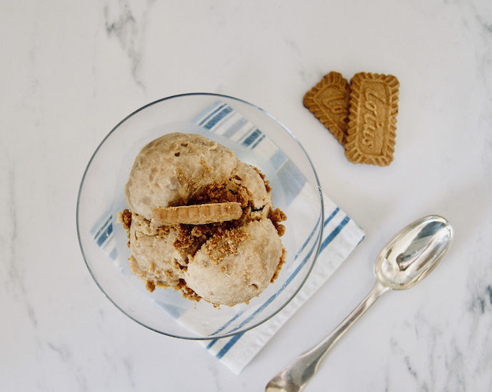 Glace aux speculoos