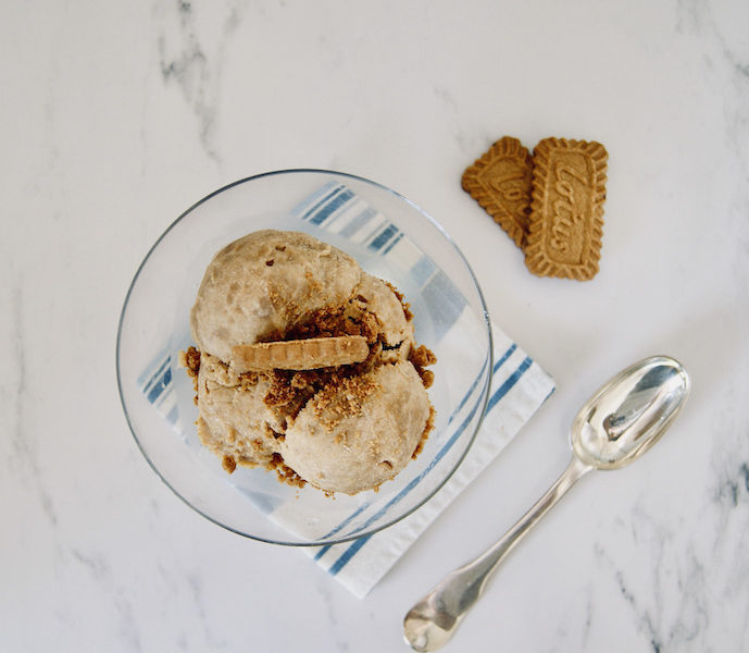 Glace aux speculoos