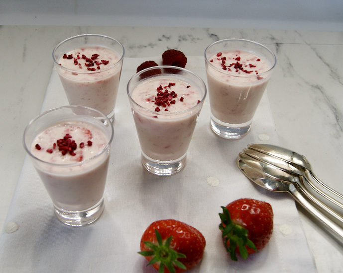 Panna Cotta aux fraises
