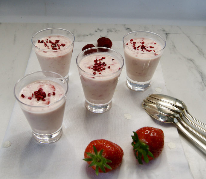 Panna Cotta aux fraises
