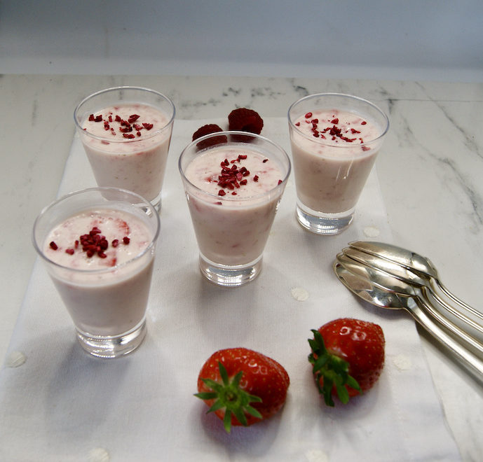 Panna Cotta aux fraises