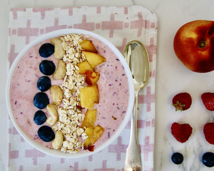 Smoothie bowl d&rsquo;été