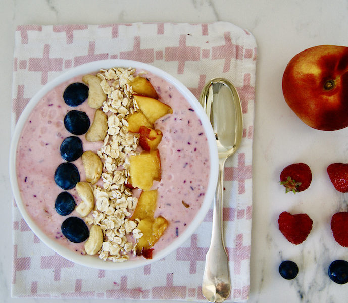 Smoothie bowl d&rsquo;été