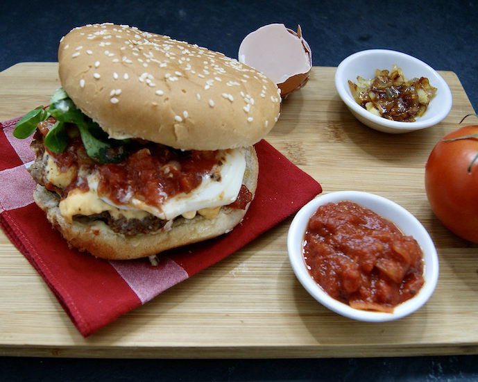 Hamburger Mr Sunny Side up
