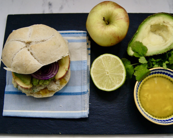 Burger marin, sauce aïoli