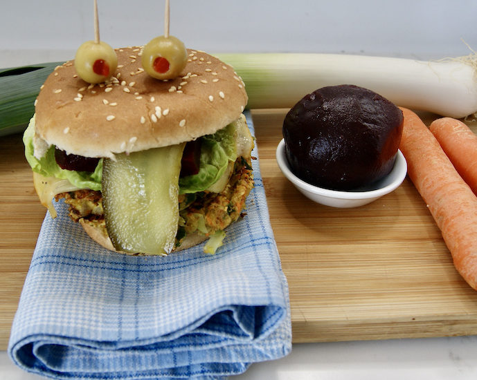 Burger végétarien made in Switzerland