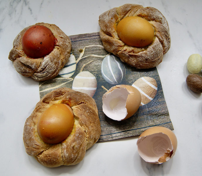 Brioche nid de Pâques