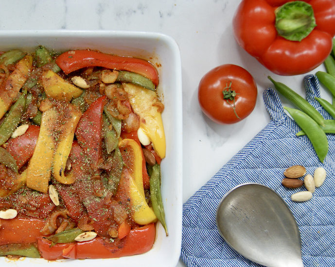 Gratin aux couleurs ensoleillées