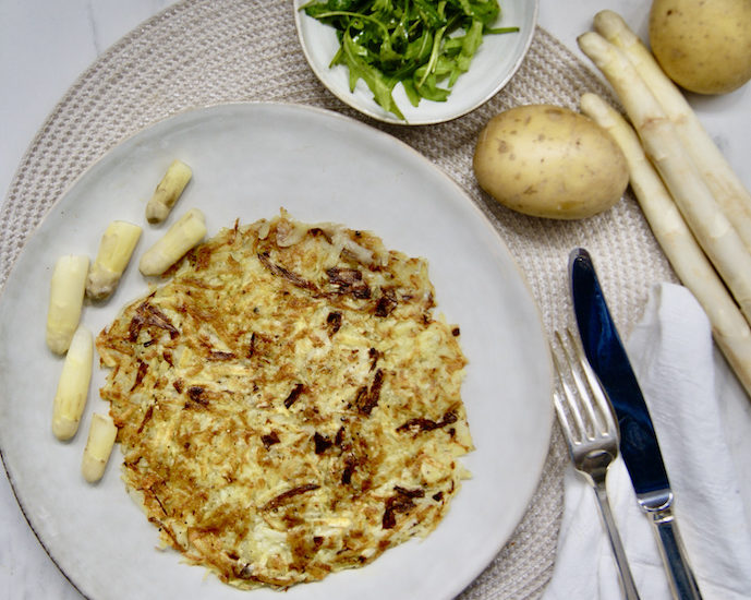 Röstis aux asperges