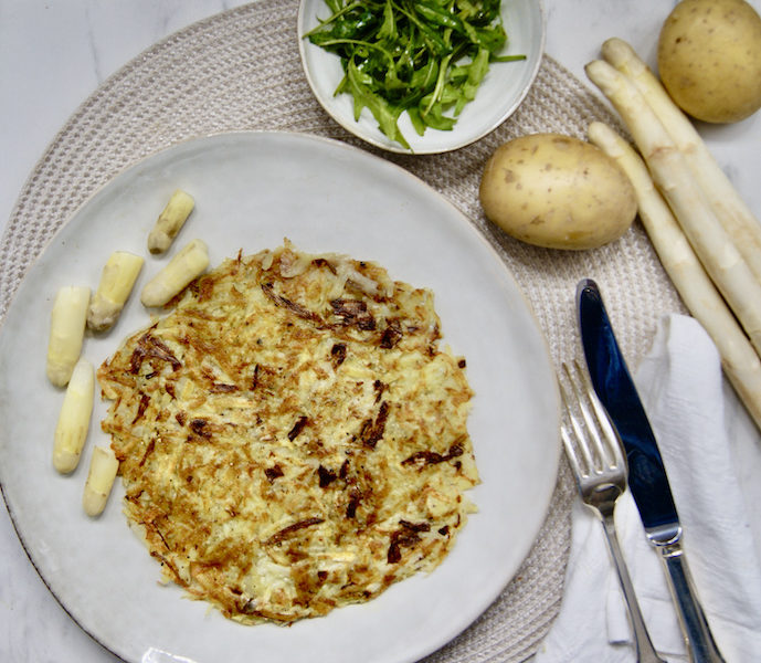 Röstis aux asperges