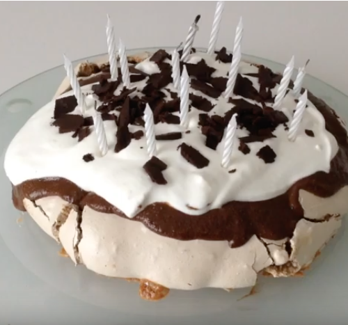 Pavlova au chocolat