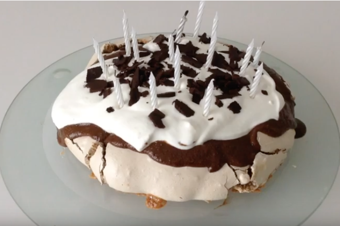 Pavlova au chocolat