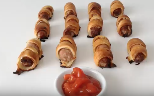 Saucisses entortillées