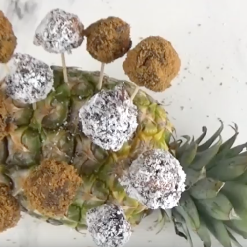 Sucettes de fruits secs