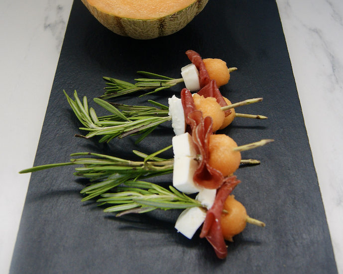 Brochette apéro au romarin-du-jardin