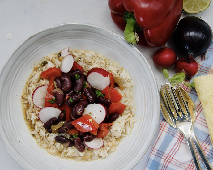 Ragoût d’haricots rouges au riz