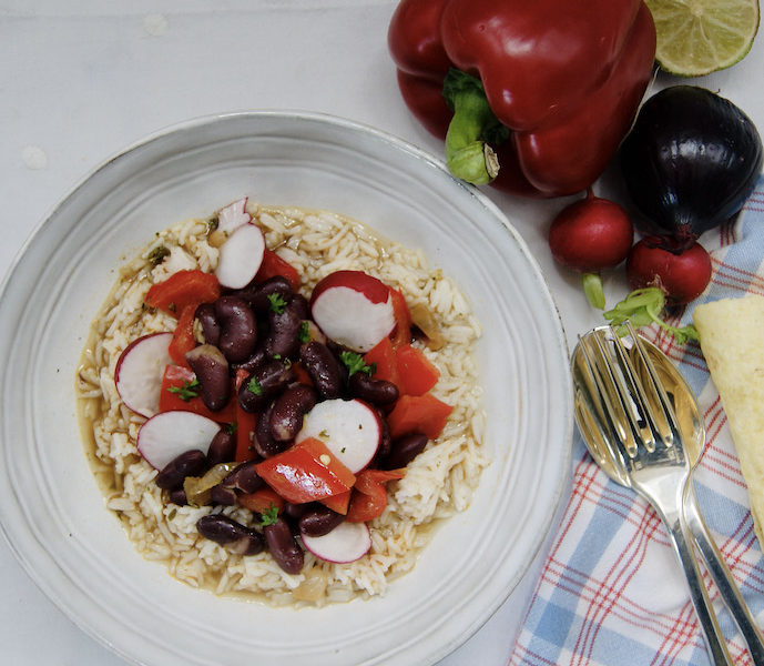 Ragoût d’haricots rouges au riz