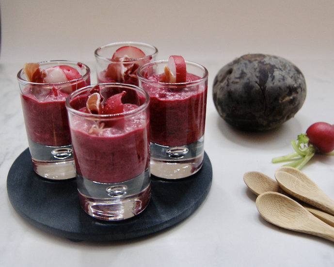 Crème de betterave rouge