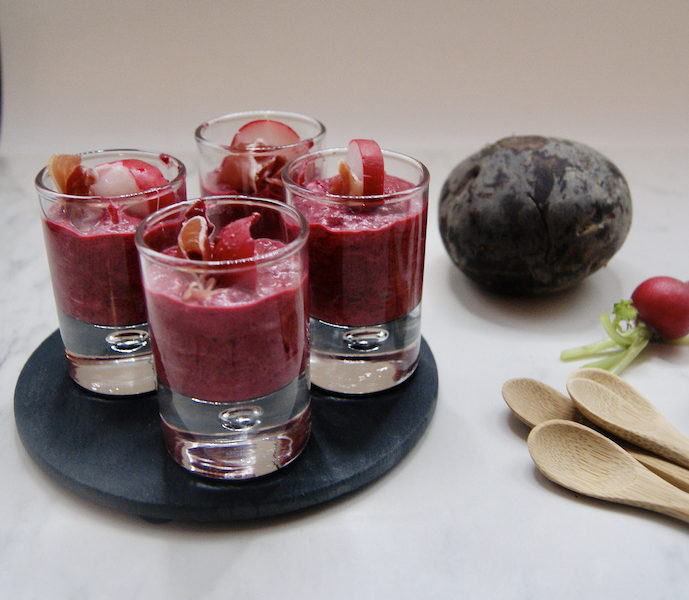 Crème de betterave rouge