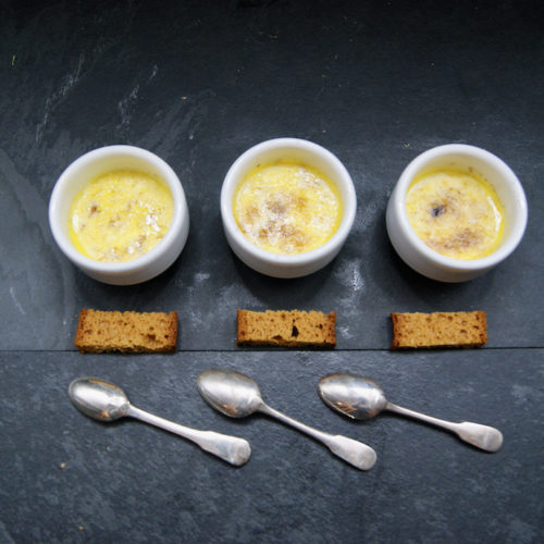 Crème brûlée au foie gras