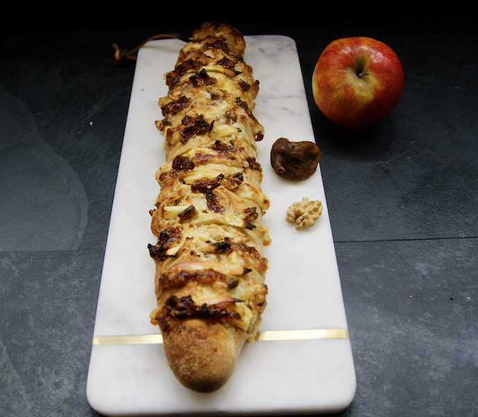 Pain au fromage de raclette gratiné