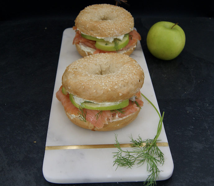 Bagel au saumon fumé