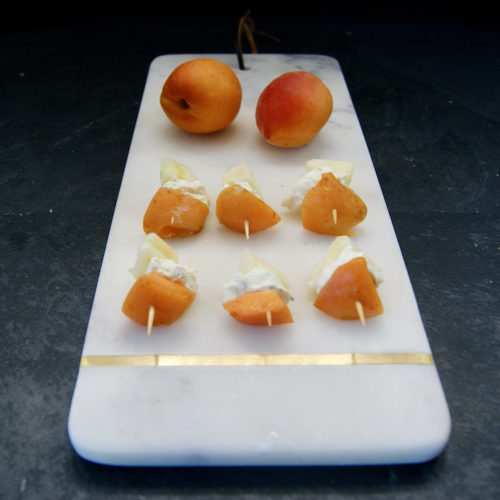 Brochette apéro abricot