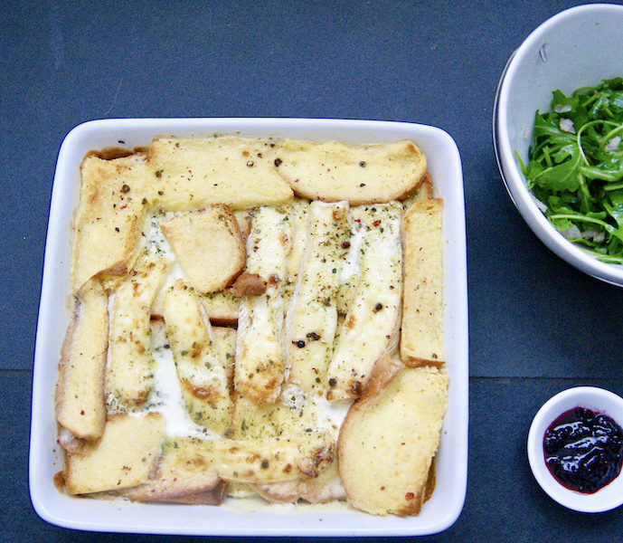 Pain perdu au Camembert