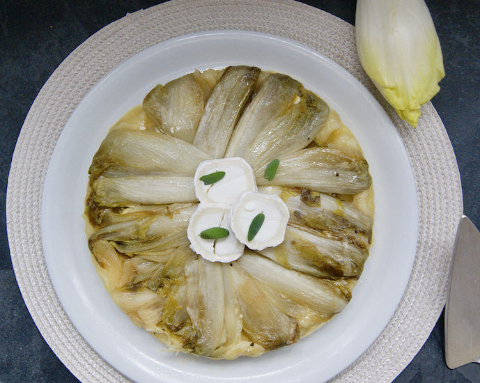 Tarte tatin aux endives
