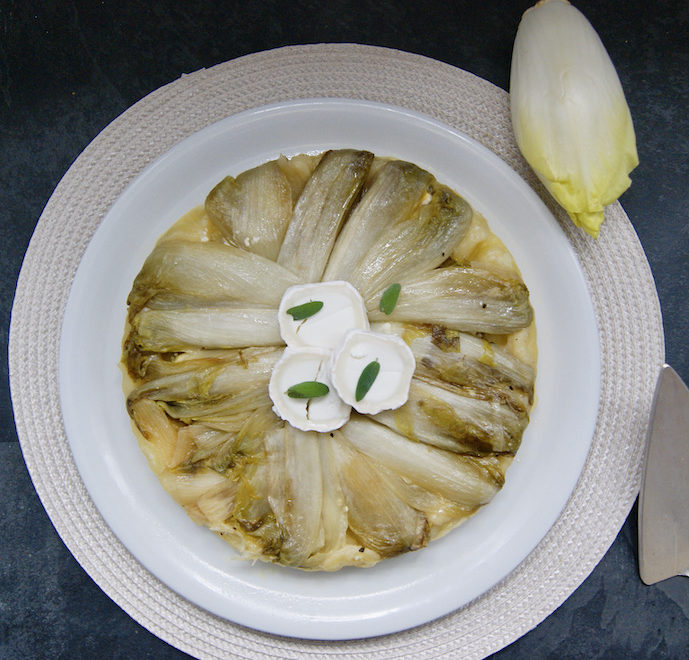 Tarte tatin aux endives