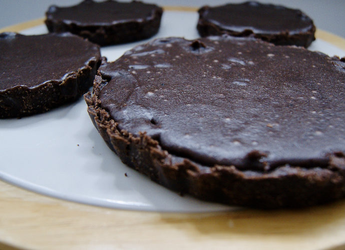 Tarte crue au chocolat
