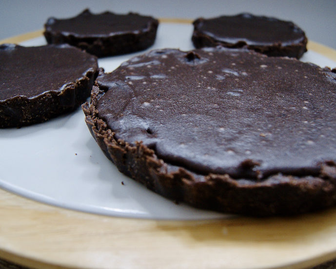 Tarte crue au chocolat