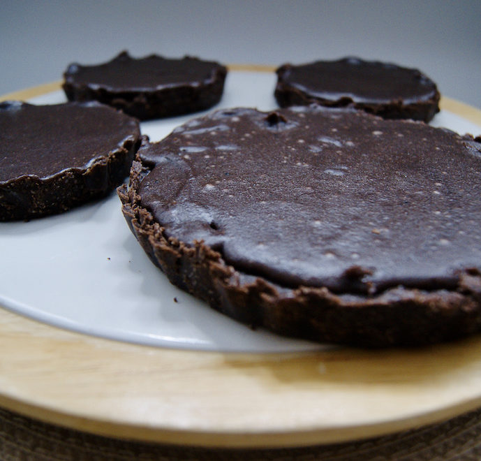 Tarte crue au chocolat