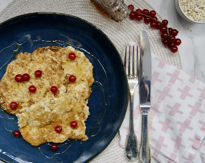 Pancakes aux flocons d&rsquo;avoine