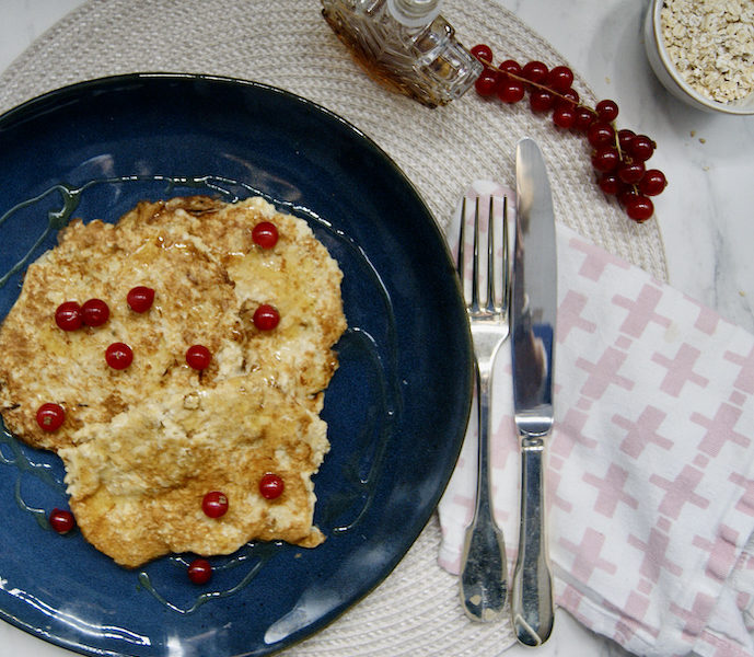 Pancakes aux flocons d&rsquo;avoine