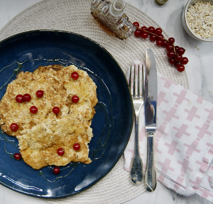 Pancakes aux flocons d&rsquo;avoine
