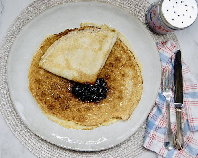 Pâte à crêpes (sans oeuf ni lait de vache)