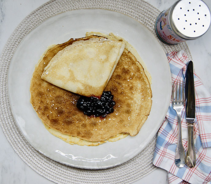 Pâte à crêpes (sans oeuf ni lait de vache)
