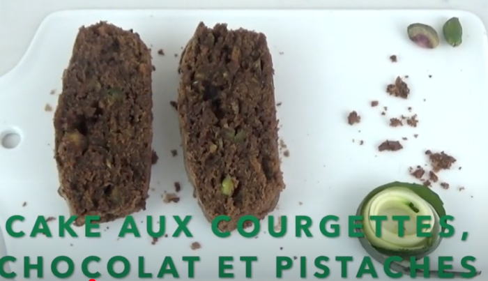 Cake au chocolat et pistaches