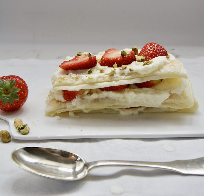 Millefeuille aux fraises