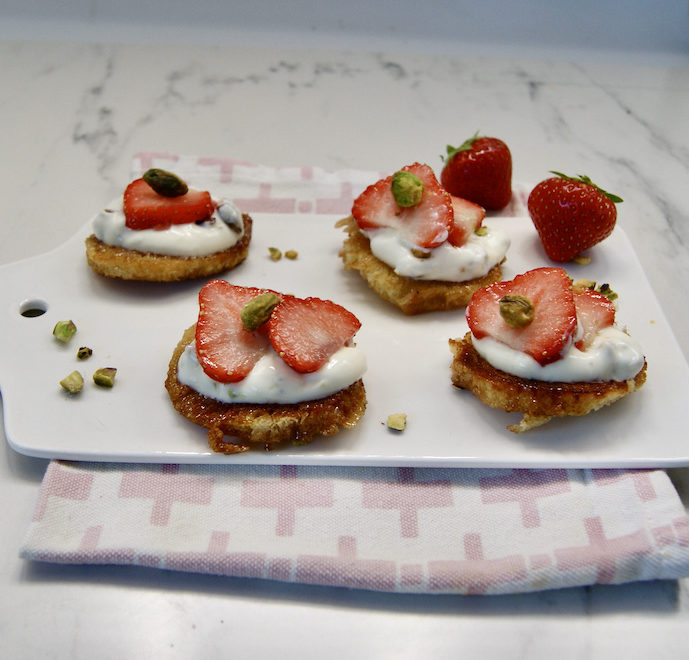 Tartelette fraise minute