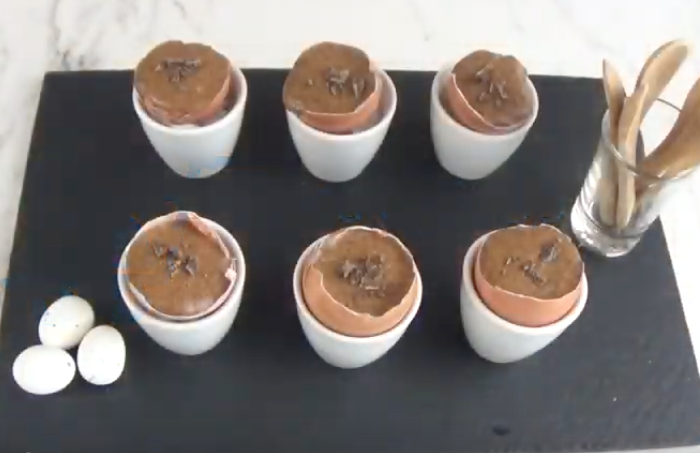 Oeufs de Pâques en chocolat