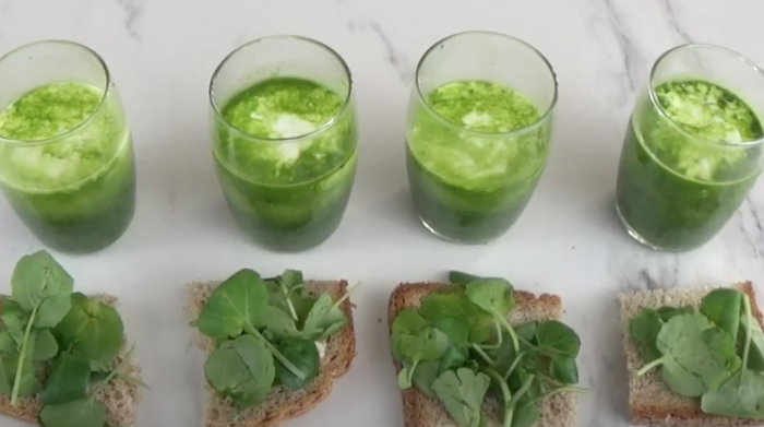 Petite soupe aux herbes