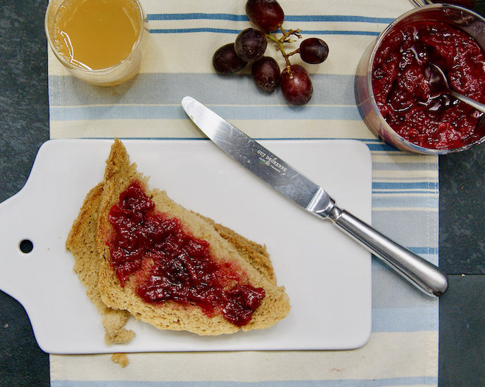 Confiture de raisins rouges