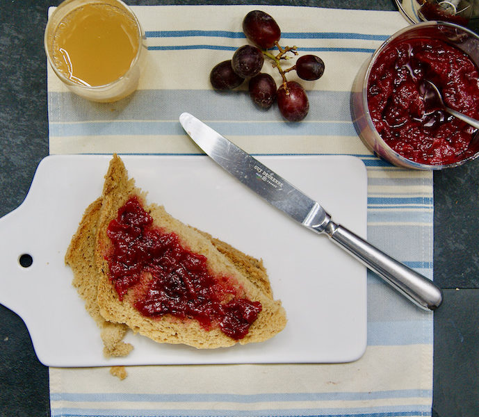 Confiture de raisins rouges